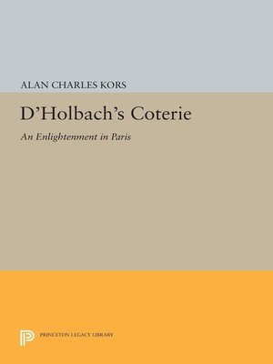 cover image of D'Holbach's Coterie